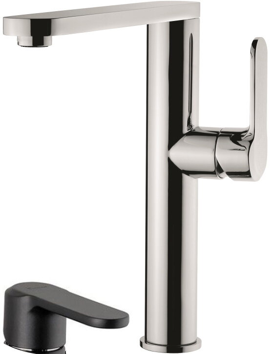 Изображение товара Смеситель для кухни Emmevi Nefer 77007NCA черный карбон Изображение товара Смеситель для кухни Emmevi Nefer 77007NCA черный карбон