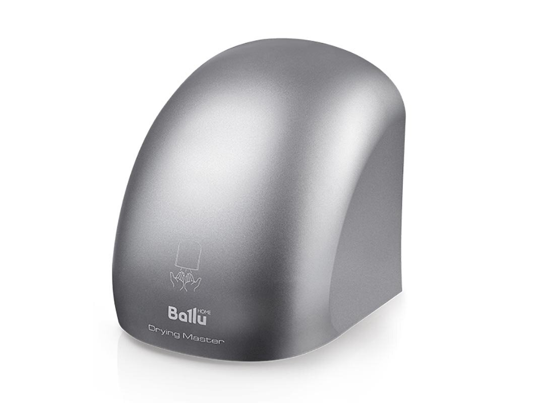 Изображение товара Сушилка для рук Ballu Drying Master BAHD-2000DM Silver, серебристая Изображение товара Сушилка для рук Ballu Drying Master BAHD-2000DM Silver, серебристая