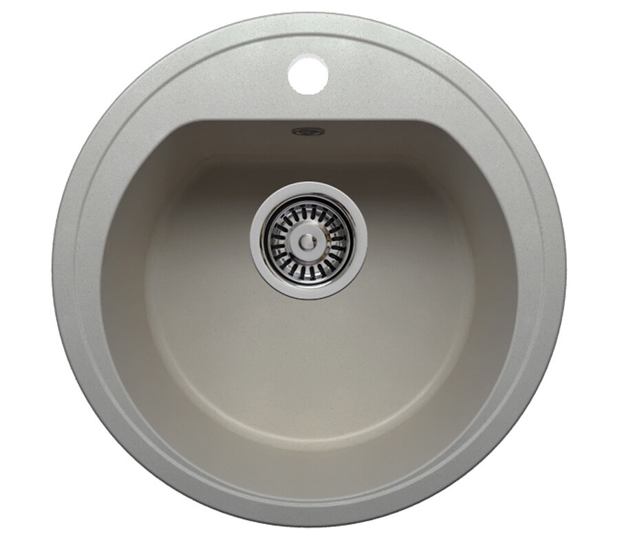 Изображение товара Кухонная мойка Polygran F-05 №14 серого цвета из искусственного камня