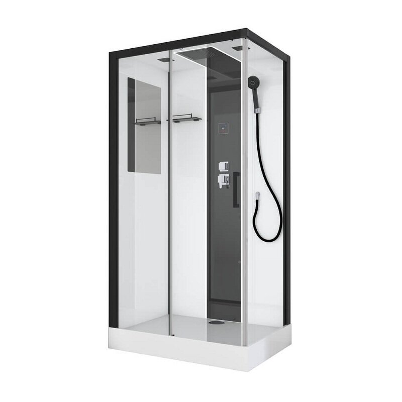 Изображение товара Душевая кабина Black&White Galaxy G8800 80х110 см с гидромассажем и подсветкой
