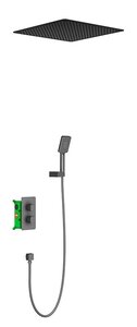 Изображение товара Душевая система Timo Petruma SX-5029/03SM скрытый монтаж с термостатом черная