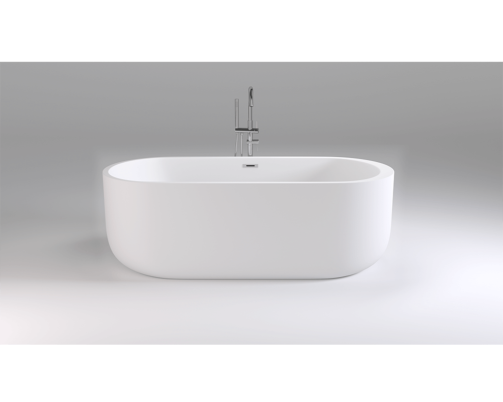 Изображение товара Акриловая ванна Black&White Swan SB109 170x80 см белая свободностоящая без гидромассажа