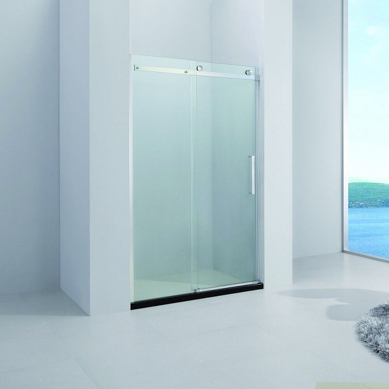 Изображение товара Душевая дверь в нишу Black&White Stellar Wind S218 120x195 см стекло хром