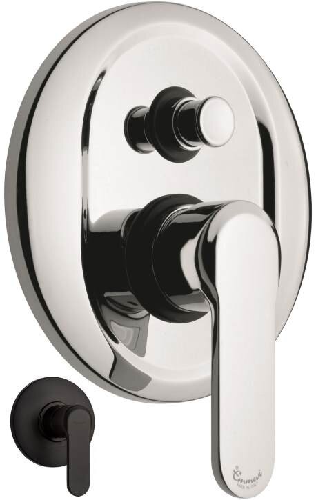 Изображение товара Смеситель для душа Emmevi Nefer 77019NCA, черный карбон