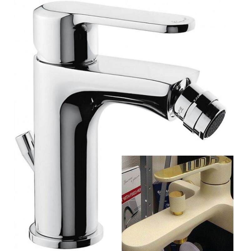 Изображение товара Смеситель для биде Emmevi Nefer 77004QO кварц золото Италия