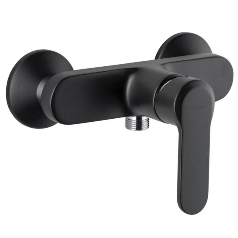 Изображение товара Смеситель для душа Emmevi Nefer 77002NCA черный карбон вертикальный монтаж