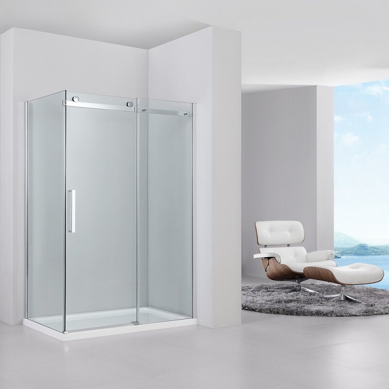 Изображение товара Душевой уголок Black&White Stellar Wind S208 120x90 см стекло прозрачное профиль хром