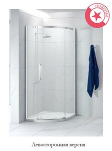 Изображение товара Душевой уголок Jacob Delafon Contra, 200 см, профиль хром, стекло прозрачное 8 мм, левый/правый, E22R90R/L-GA