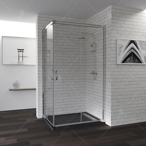 Изображение товара Душевой уголок RGW PA-146, 020814679-11, 90 х 70 x 185 см, дверь раздвижная, стекло прозрачное, хром