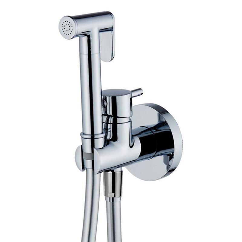 Изображение товара Гигиенический душ Huber Shower, TV00795621, с запорным вентилем, хром Изображение товара Гигиенический душ Huber Shower, TV00795621, с запорным вентилем, хром