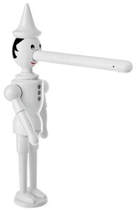 Изображение товара Смеситель для кухни Emmevi Pinocchio 1887BC белый Итальянский дизайн