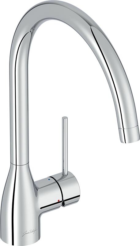 Изображение товара Смеситель Jacob Delafon Mariette для кухонной мойки с функцией Эко-Стоп 35 см хром