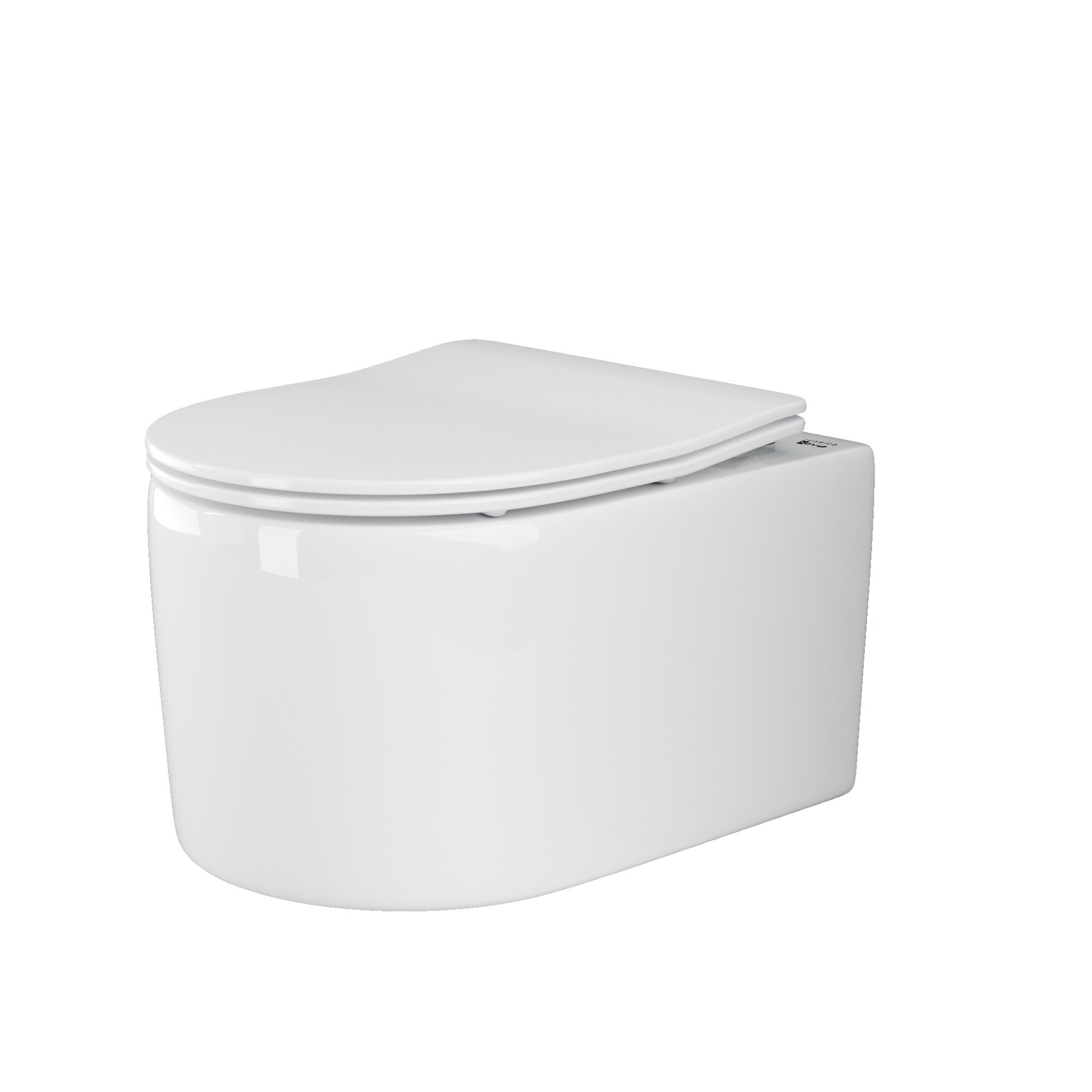 Изображение товара Подвесной безободковый унитаз Ceramicanova Rimless с крышкой микролифт
