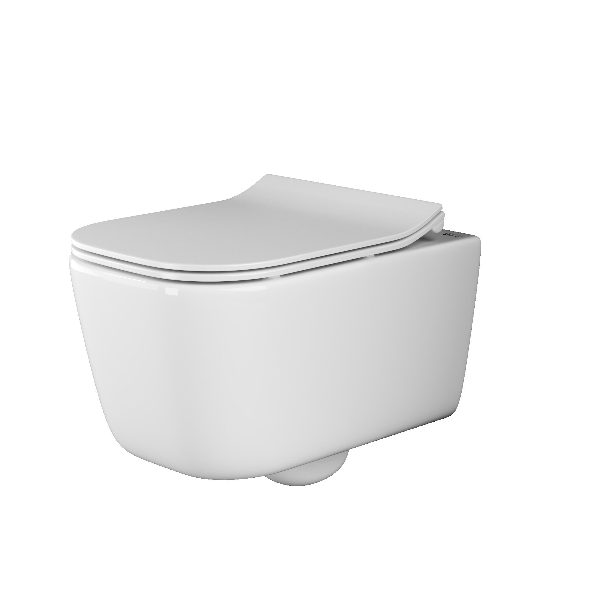 Изображение товара Подвесной унитаз Ceramicanova New Day Rimless CN3005 безободковый, с сиденьем Soft Close, сантехфарфор Изображение товара Подвесной унитаз Ceramicanova New Day Rimless CN3005 безободковый, с сиденьем Soft Close, сантехфарфор