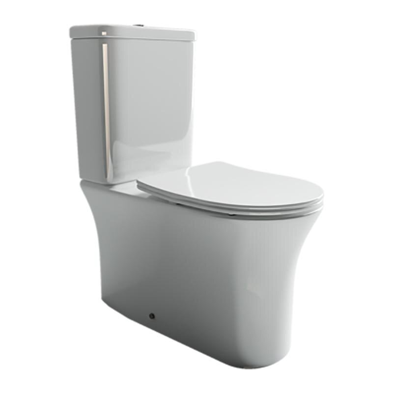 Изображение товара Напольный унитаз Ceramicanova Star Rimless CN1904 безободковый, с сиденьем Soft Close, сантехфарфор