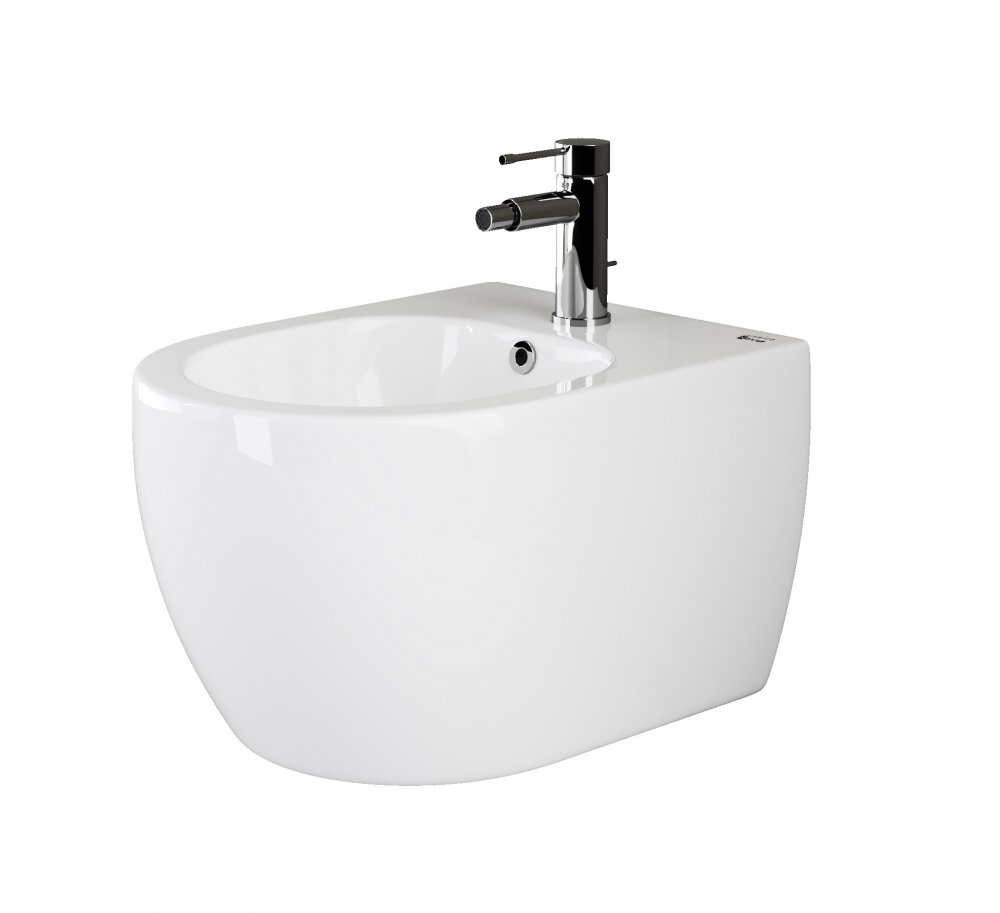 Изображение товара Подвесное биде Ceramicanova Play CN3002 37x49x30 см белое для современной санузла