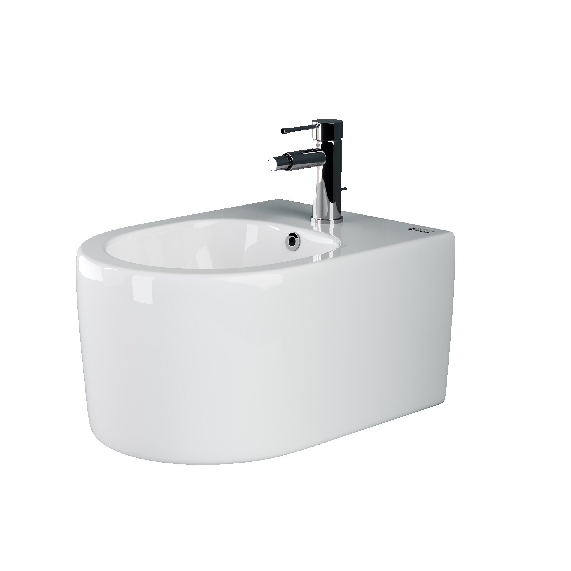 Изображение товара Биде Ceramicanova Moments CN3004 подвесное из санфарфора 37x49 см белое