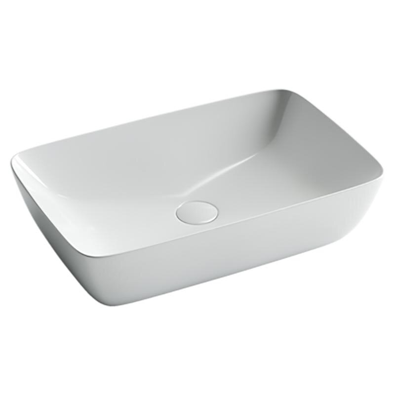 Изображение товара Раковина Ceramicanova CN2003 Накладная прямоугольная белая 58x38x14.5 см Изображение товара Раковина Ceramicanova CN2003 Накладная прямоугольная белая 58x38x14.5 см