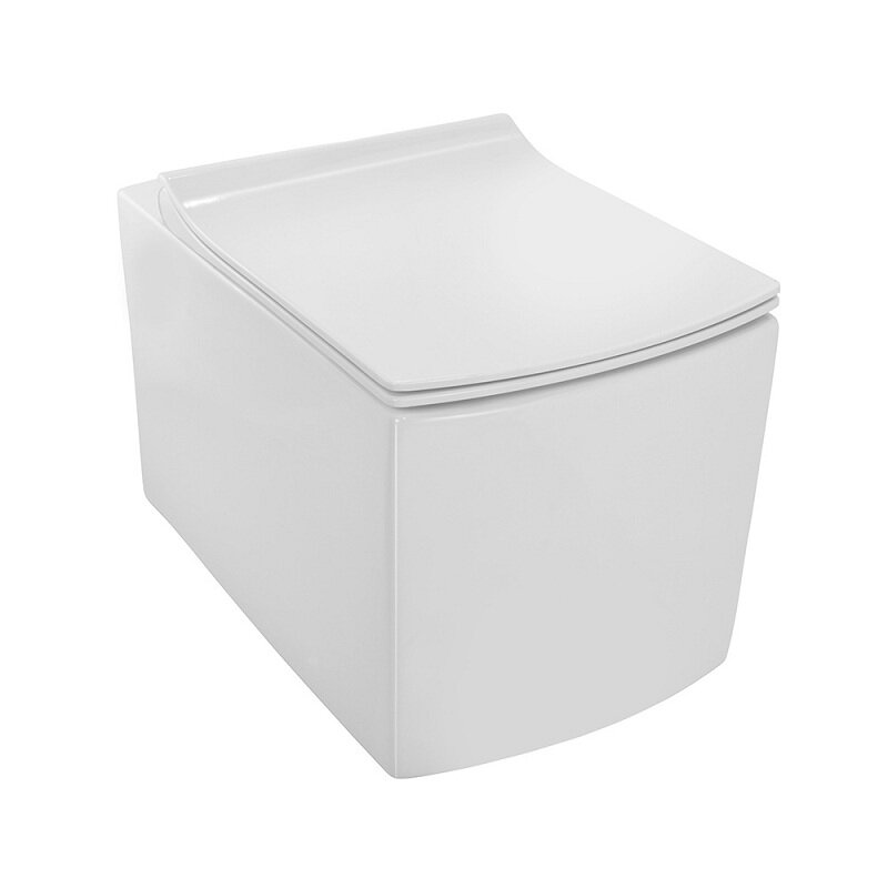 Изображение товара Подвесной унитаз Jaquar Kubix-F KUS-WHT-35953BI с крышкой микролифт