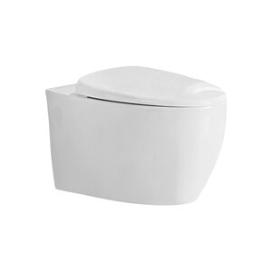 Изображение товара Подвесной унитаз Jaquar Vignette VGS-WHT-81953 с крышкой-сиденьем микролифт глянцевая глазурь