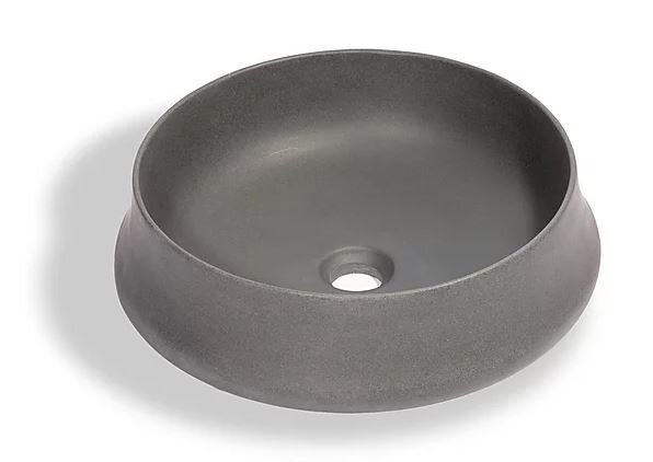 Изображение товара Раковина Montebianco Colosseus Tre 11053 40 см серый акриловый камень