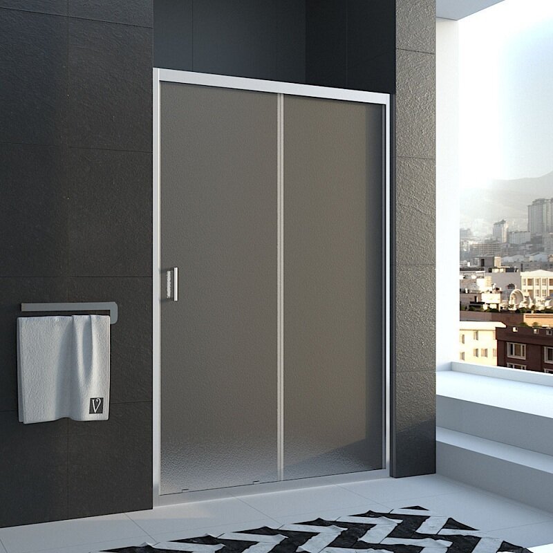 Изображение товара Душевая дверь Veconi Vianno VN46 120x185 см раздвижная хром стекло