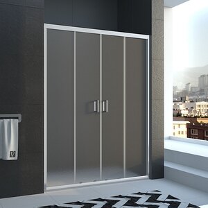 Изображение товара Душевая дверь Veconi Vianno VN45-120-02-19C1, 120 x 185 см, профиль хром, стекла текстурные