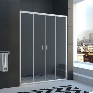 Изображение товара Душевая дверь Veconi Vianno VN45-120-01-19C1, 120 x 185 см, профиль хром, стекла прозрачные