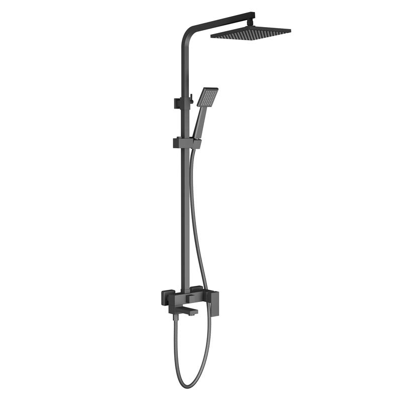 Изображение товара Душевая система Timo Selene SX-2013/03 черная с изливом современный дизайн