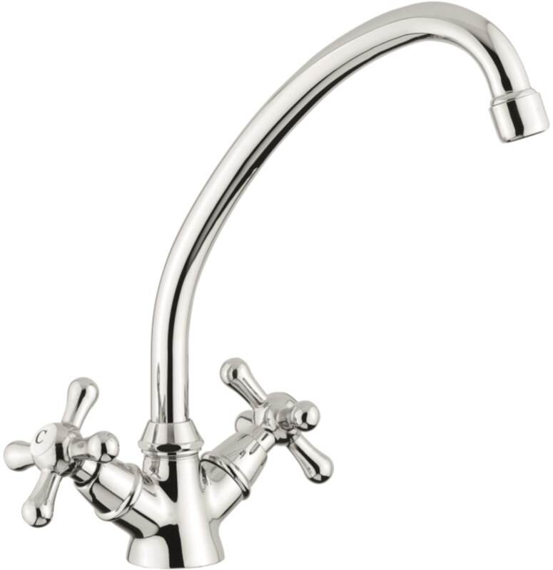 Изображение товара Смеситель Emmevi Stella 17207CR Хром с поворотным изливом 20 см Изображение товара Смеситель Emmevi Stella 17207CR Хром с поворотным изливом 20 см
