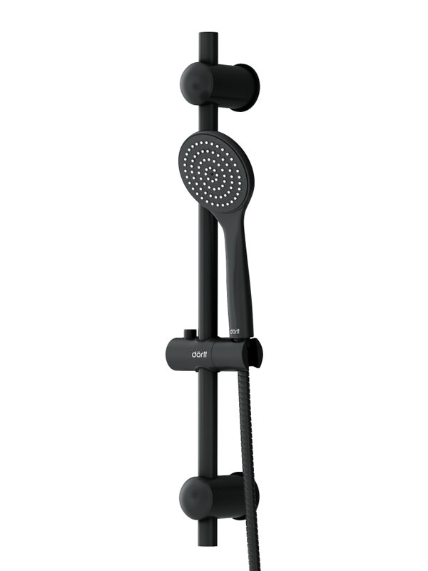 Изображение товара Душевой гарнитур Dorff Comfort D0108000BL черный, немецкое качество, монтаж на стену
