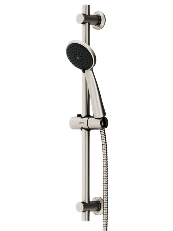 Изображение товара Душевой гарнитур Dorff Logic New D0103000SS из нержавеющей стали, регулируемый и стильный