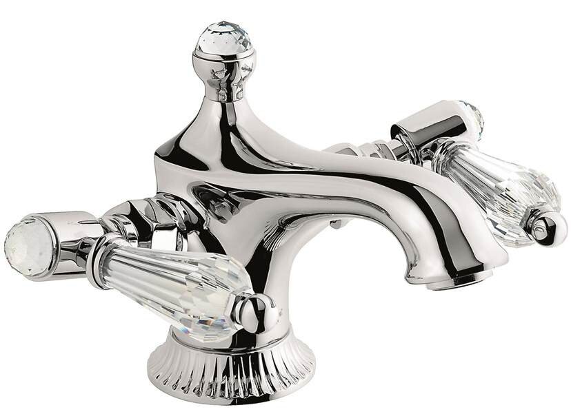 Изображение товара Смеситель Emmevi The One 98003LCSWCR хром, ретро-стиль, кристаллы Swarovski