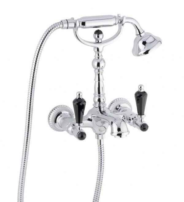 Изображение товара Смеситель для ванны и душа Emmevi The One 98011LCSWNECR с кристаллами Swarovski