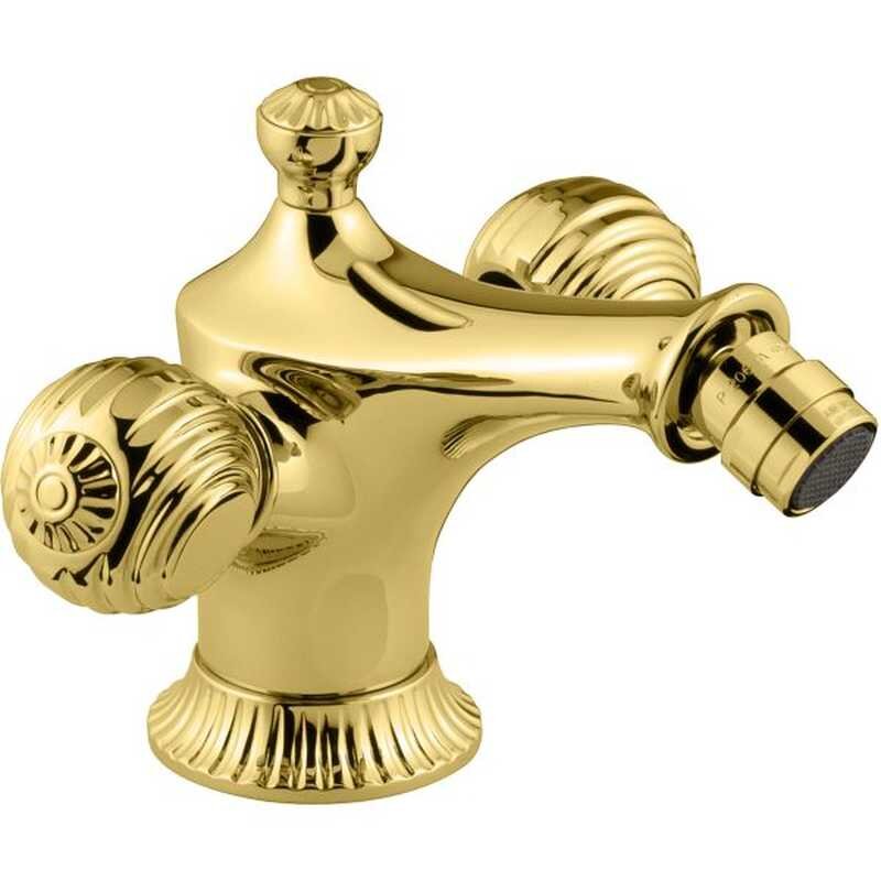 Изображение товара Смеситель для биде Emmevi The One 98004OR золото - горизонтальный монтаж, ретро дизайн