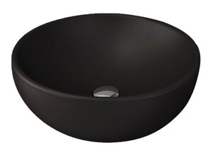 Изображение товара Раковина Bocchi Roma Venezia 1119-004-0125 45 см фарфор черная матовая