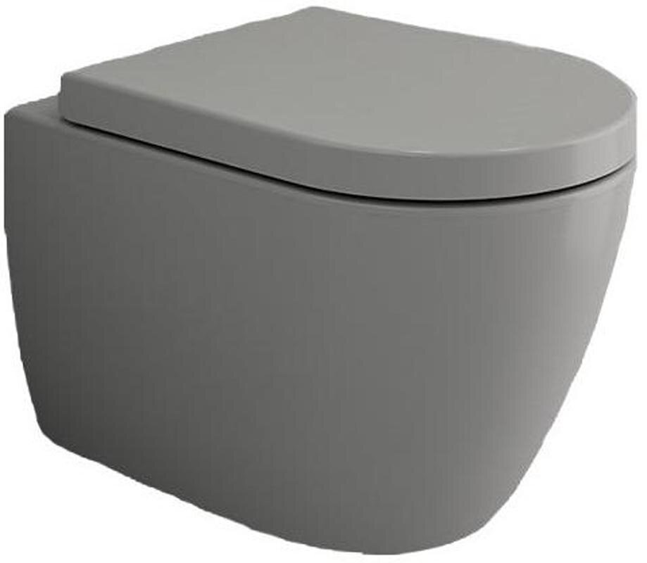 Изображение товара Подвесной унитаз Bocchi Venezia 1295-006-0129 серый матовый безободковый