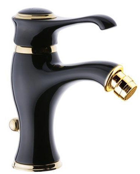 Изображение товара Смеситель для биде Emmevi Tiffany 6004NO, черный/золото