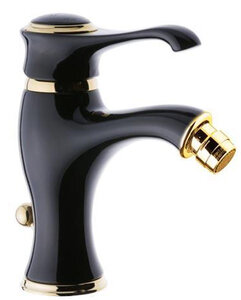 Изображение товара Смеситель для биде Emmevi Tiffany 6004NO черный золото италия