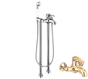 Изображение товара Смеситель для ванны и душа Emmevi Tiffany 600128OR, золото