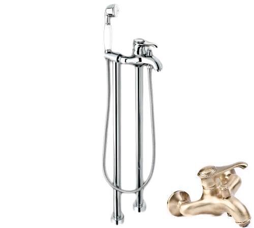 Изображение товара Смеситель для ванны и душа Emmevi Tiffany 600128BR бронзовый