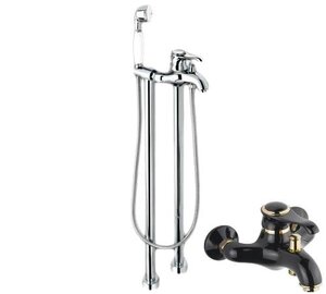 Изображение товара Смеситель для ванны и душа Emmevi Tiffany 600128NO, черный