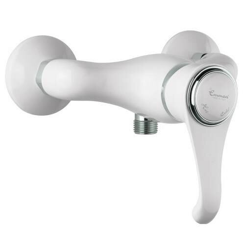 Изображение товара Смеситель для душа Emmevi Tiffany 6002BC белый хром ретро стиль