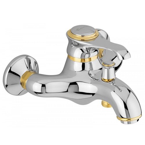 Изображение товара Смеситель для душа Emmevi Tiffany 6001CO хром/золото ретро дизайн Изображение товара Смеситель для душа Emmevi Tiffany 6001CO хром/золото ретро дизайн