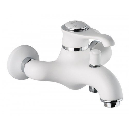 Изображение товара Смеситель для душа Emmevi Tiffany 6001BC, белый/хром Изображение товара Смеситель для душа Emmevi Tiffany 6001BC, белый/хром