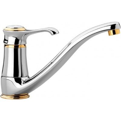 Изображение товара Смеситель для кухни Emmevi Tiffany 6095CO хром золото противовращающийся излив