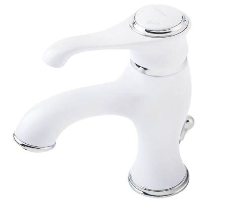 Изображение товара Смеситель для раковины Emmevi Tiffany 6003BC белый хром Италия