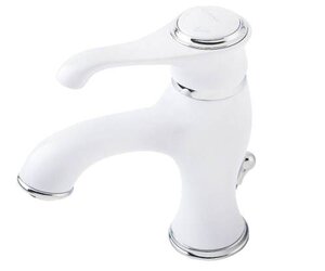 Изображение товара Смеситель для раковины Emmevi Tiffany 6003BC, белый/хром