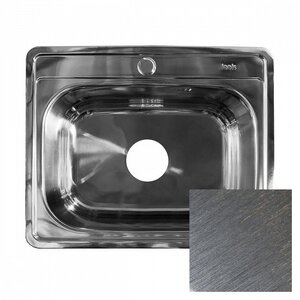 Изображение товара Мойка кухонная Iddis Basic BAS53S0i77, 53 x 43 см, нержавеющая сталь сатин