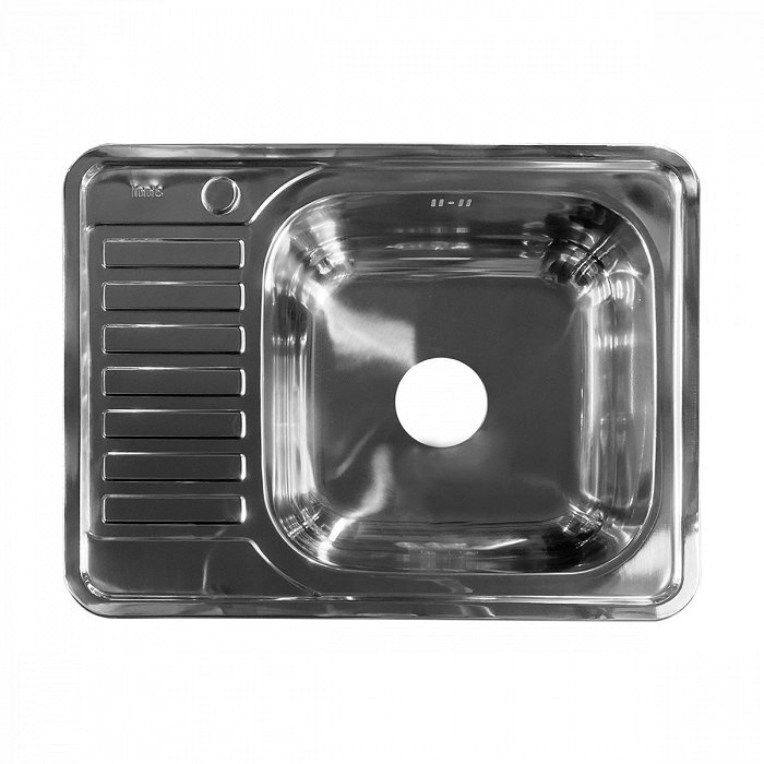 Изображение товара Мойка кухонная Iddis Basic 65 x 50 см из нержавеющей стали полированная